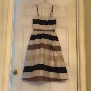 Mid length stripe dress